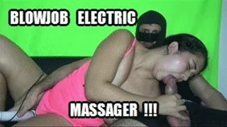 BLOWJOB MOANING THE TRAINING BJ WITH ELECTRIC MASSAGER CONTINUES SHE IS WILD + ORAL CREAMPIE + CUM SWAPPING + CUM SWALLOWING JUDY BJA25B