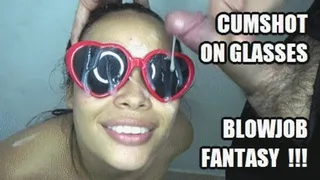 EYE GLASSES BLOWJOB 230601B VIOLET GIVES AMAZING BLOWJOB TO GET FACIAL FOR CLEAN HER GLASSES WITH CUM