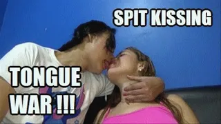 LESBIAN KISSING 240204SJUDK DIANA + SARAI LESBIAN SPIT TONGUE WRESTLING IN THREE DIFFERENT POSITIONS HD MP4