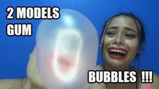 2 MODELS BUBBLE GUM 20617JUD SARAI + VIOLET BUBBLE GUM COMPETITION