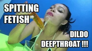 DEEP THROAT SPIT FETISH 240124KISA SARAI FUCKING HER OWN THROAT WITH DILDO AND PLAYING WITH SOOO MUCH SALIVA HD MP4