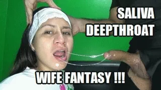 DEEP THROAT SPIT FETISH 241103HC CANDY THROATFUCKING VERY GOOD WIFE FANTASY AND SLOPPY DEEPTHROAT ( )