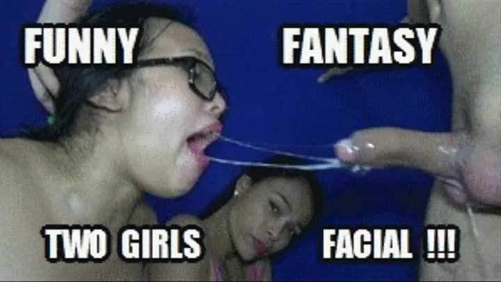 BLOWJOB SPIT FETISH GLASSES HCA17H SECRETARIES FANTASY REAL SISTERS + FACIAL + CUM LICKING + CUM SWALLOWING SARAI PUCCA