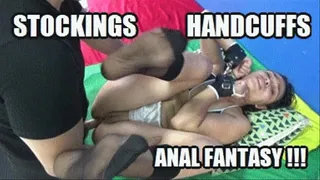 ANAL FANTASY 2401051H2 SARAI GETTING ASSFUCKED WEARING NYLON SOCKS 2 CAMERA ANGLES + FREE SHOW