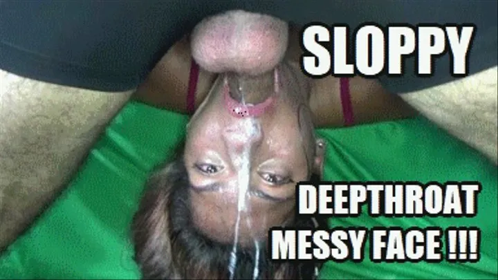 DEEP THROAT SPIT FETISH 240303H KARIME THROAT FUCKING MESSED FACE WITH SLOPPY DEEPTHROAT ( )