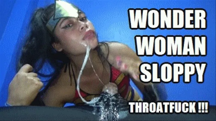 DEEP THROAT SPIT FETISH 230903H VIOLET WONDER WOMAN 69 SLOPPY THROAT FUCKING