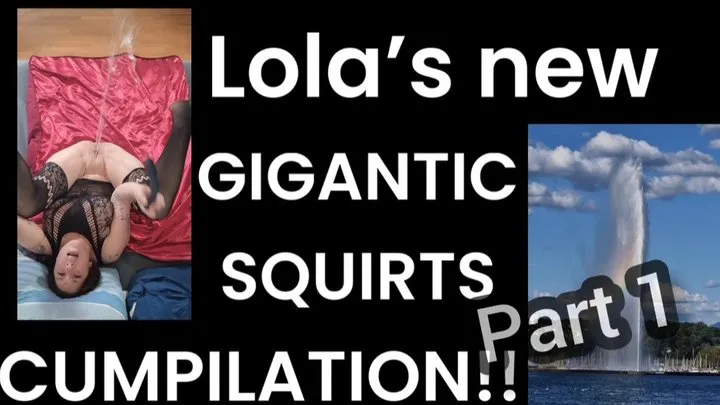 BRAND NEW, HUGE GIGANTIC SQUIRTS CUMPILATION!! Part 1