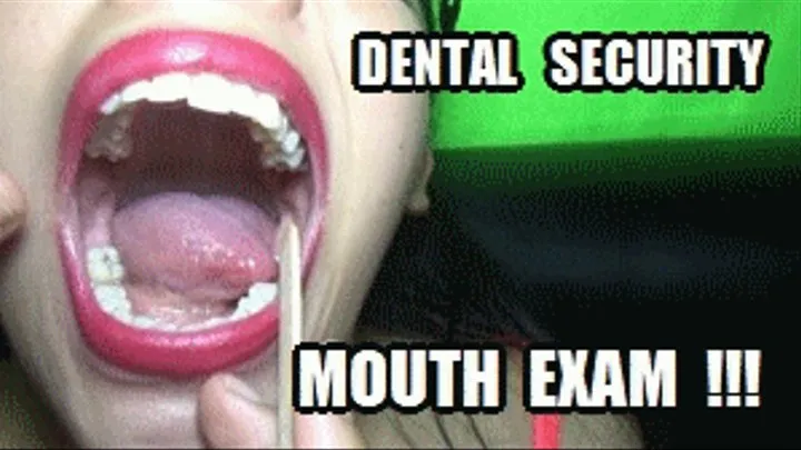 MOUTH TEETH FETISH KIP18K PUCCA + SARAI 2 GIRLS MOUTH FANTASY DENTAL SECURITY EXAM