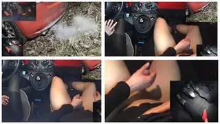 Hard Revving in red High Heels and Handjob