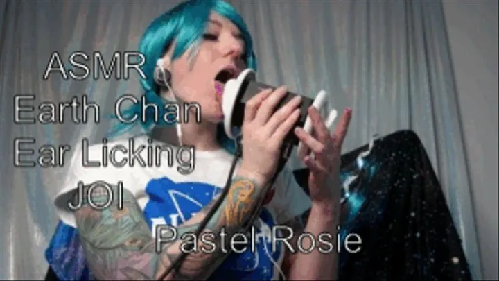 ASMR Earth Chan Ear Licking JOI