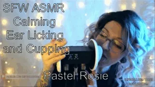 SFW ASMR - Extended Calming Ear Licking and Cupping