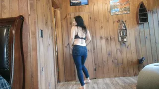 slow mo panty reveal ass worship