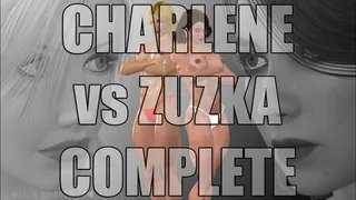 Charlene vs Zuzka - Topless Catfight [3D Comic]