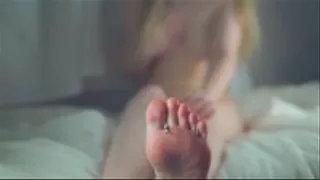 Tiny Man Cleans Hanna's Toes
