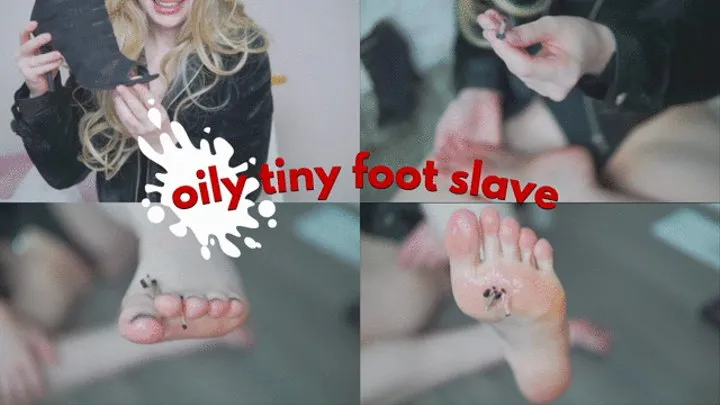 Oily foot slaves doing my bidding