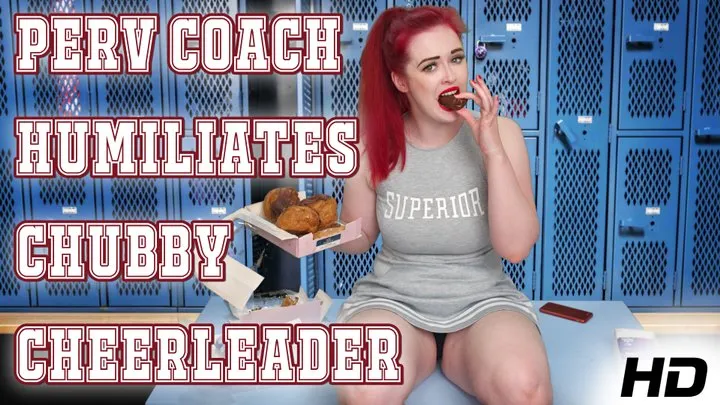 Mukbang Cheerleader Humiliated and Fed Cum