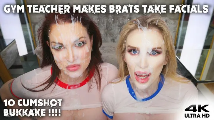 Brats Get Messy Bukkake From Teachers