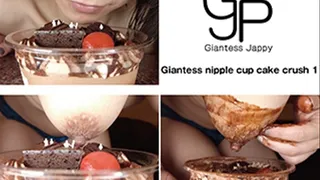 Giantess nipple cup cake crush 1 FULL