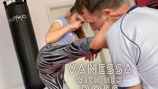 Vanessa with her Boss