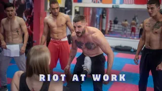 Riot at work