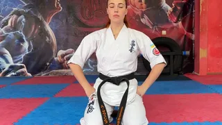 Karate meditation