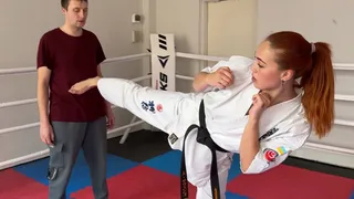 karate techniques demonstration