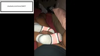 Delicious Foot Job gets interrupted