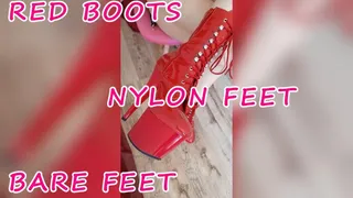 Lady Angela Worship My Boots, Worship My nylon Feet