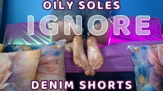 Lady Angela oiled soles and denim soles ignore