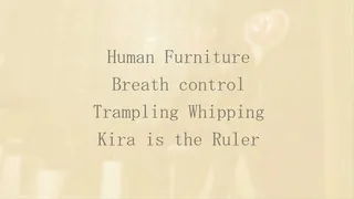 KIRA is the ruler CBT Trampling Whip Human furniture Rubber Mask