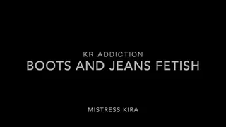 -Ass in denim jeans worship- Mistress Kira's jeans fetish work