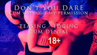 Teasing Edging Cum Denial - ASMR JOI Light Touch Blowjob and Narration