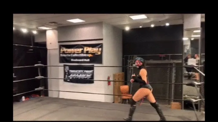 Masked Luchadora Takes on Sharon