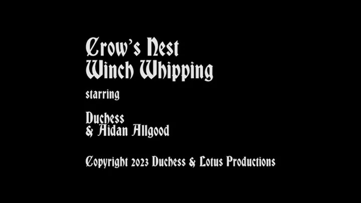 Crow's Nest - Winch Whipping