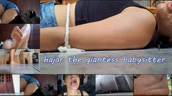 Hajar the Giantess Babysitter