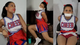 Cheerleader Calisa Has A Gagged Filled Day