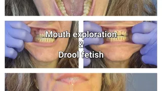 Mouth fetish and drool fetish