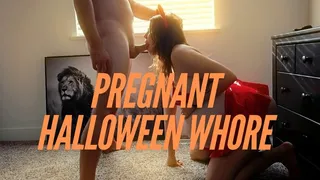 Pregnant Halloween Whore