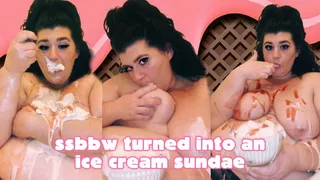 SSBBW TURNED INTO ICE CREAM SUNDAE1080