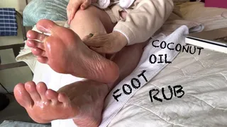 Coconut Oil Foot Rub