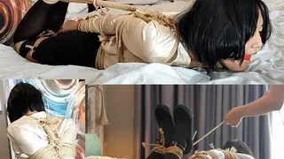 Secretary Allie's Hogtie Appointment with Peter - P1