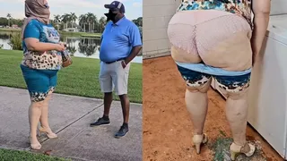 BBW SSBBW - Golf trainer offered to train me, but instead eat my big fat pussy - kinky POV, ass worship (big butt, big booty, big ass, huge ass, big tits, big boobs, massive ass, big fat pussy)