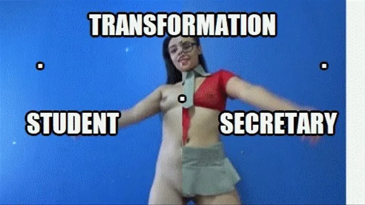 TRANSFORMATION FANTASIES 231205KVIO2 VIOLET EROTIC MAGIC TRANSFORMATION FROM NAKED TO SCHOOL GIRL TO SECRETARY + FREE SHOW