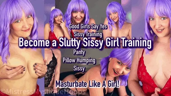 Become a Slutty Sissy Girl Training Double Feature - Sissification and Feminization Slut Training with Femdom Mistress Mystique