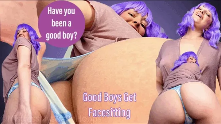 Good Boys Get Facesitting - Female Domination Ass Worship Face Sitting Femdom POV with Mistress Mystique