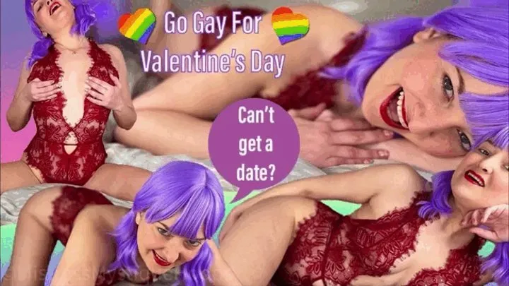 Go Gay for Valentine's Day - Make Me Bi Bisexual Encouragement and Gay Humiliation with Femdom Mistress Mystique