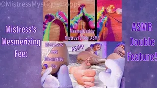 Mistress's Mesmerizing Feet ASMR Double Feature - Female Domination Foot Fetish with Mistress Mystique