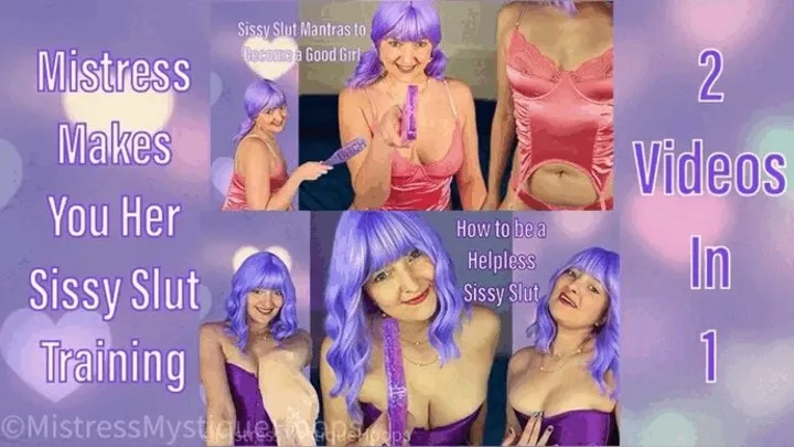 Mistress Makes You Her Sissy Slut Training - Learn mantras and how to be helpless - Sissification and Feminization Training with Femdom Mistress Mystique