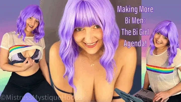 Making More Bi Men: The Bi Girl Agenda! - She doesn't date straight men but if you hook up with her guy friend while she watches she'll date you - Make Me Bi Bisexual Encouragement Femdom POV with Mistress Mystique