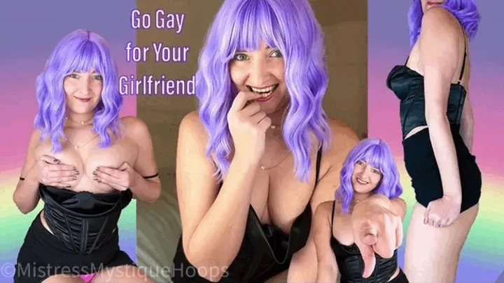 Go Gay for Your Girlfriend - She wants to watch another man fuck you - Make Me Bi Bisexual Encouragement with Mistress Mystique